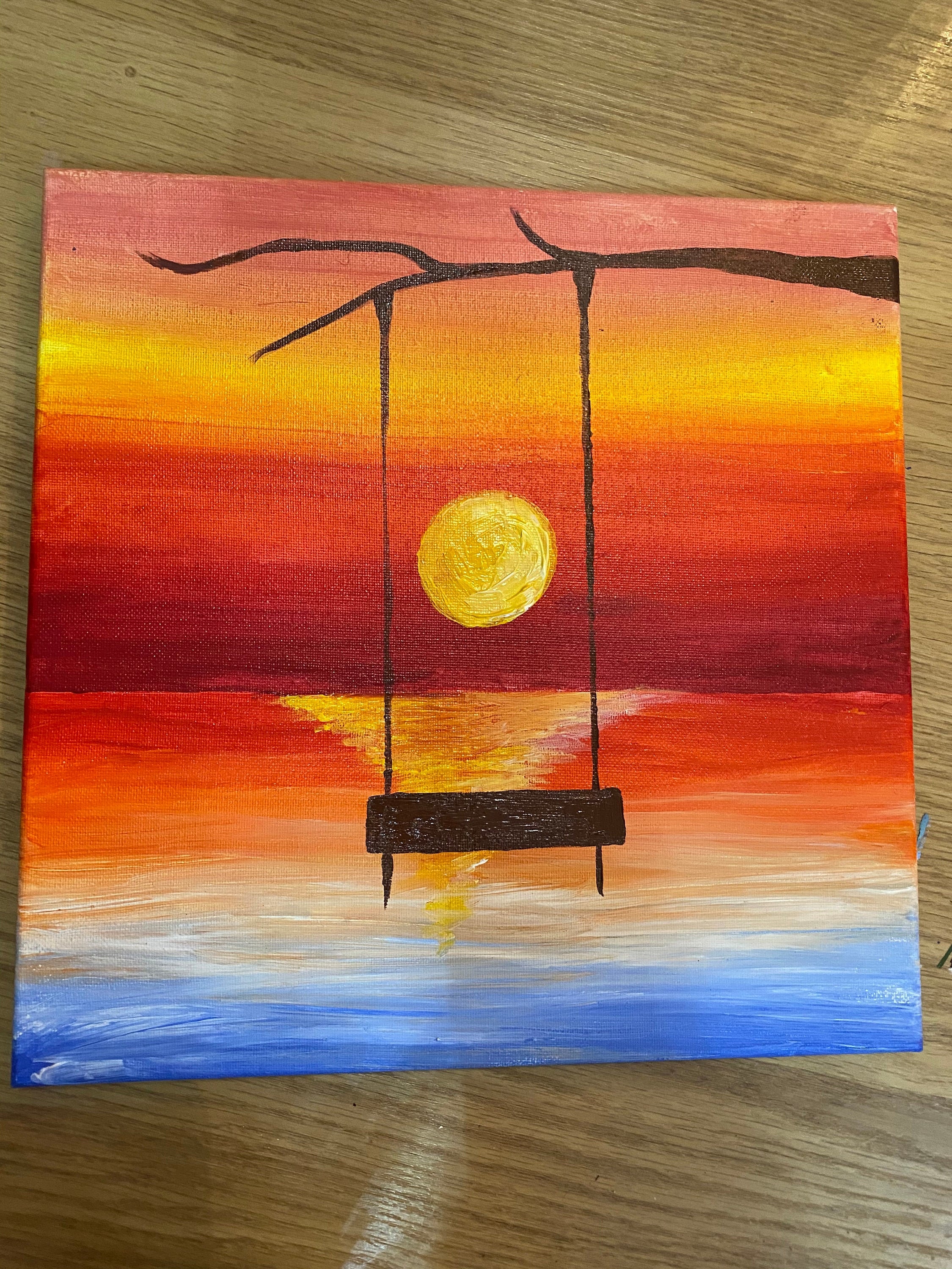 Sunset pictures to paint deals
