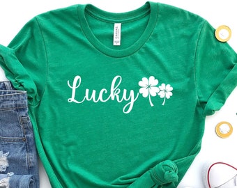 Lucky Shirt, St. Patrick's Day Shirt, Shamrock Shirt, St. Patty's Shirt, Irish Shirt, Shenanigans, Drinking Shirt, St Patty's Lucky Shirt