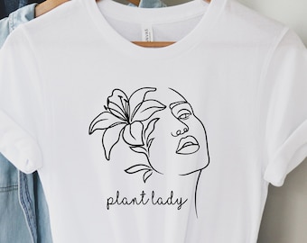 Plant Lady Shirt, Gardening Shirt, Gift for Gardener, Garden Lover Tee, Plant Lover Shirt, Plant Mom Shirt, Plant Mom Gift, Crazy Plant Lady