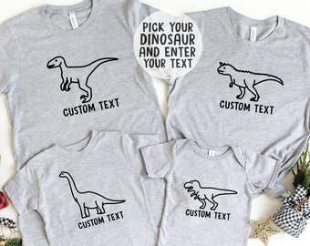 Custom Dinosaur Shirt,Personalized Dinosaur Shirt,Matching Family Dinosaur Shirts,Dinosaur Birthday Shirts,Mama Daddy Saurus,Dinosaur Outfit