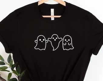Ghost Shirt, Halloween Shirt, Funny Halloween Shirt, Cute Halloween Shirt, Cute Ghost Shirt, Spooky Shirt,Baby Ghosts Graphic,Halloween Gift