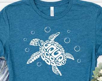 Sea Turtle Tee, Sea Turtle Shirt, Sea Turtle T shirt, Turtle Shirts, Save the Turtles, Beach Lover Shirt, Sea Turtle Love, Turtle Lover Gift