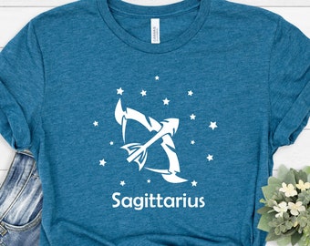 Sagittarius Zodiac Shirt, Sagittarius Shirts, Sagittarius Astrological Horoscope Shirt, Zodiac Art Gifts, Sagittarius Tee, Horoscope Zodiac