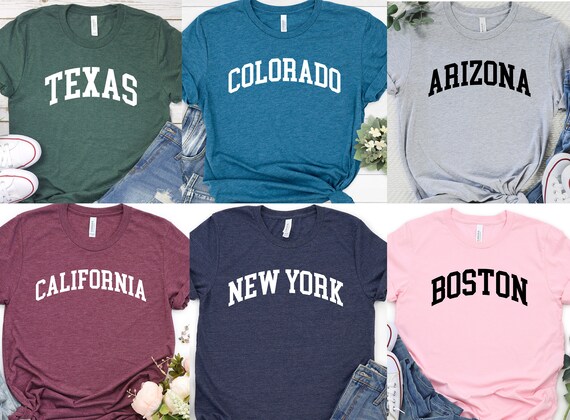 Shirts with cheap city names
