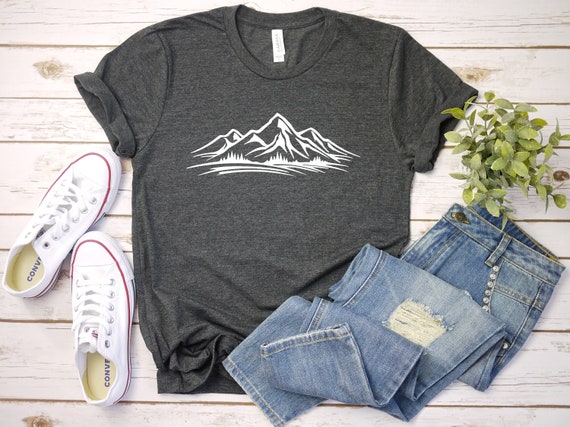 Mountain Shirt, Mountain Design T Shirt, Running Shirt, Hike Shirt, Walk  Shirt, Hiking Shirt, Hiking Tee, Travel Shirt, Wanderlust, Sports 