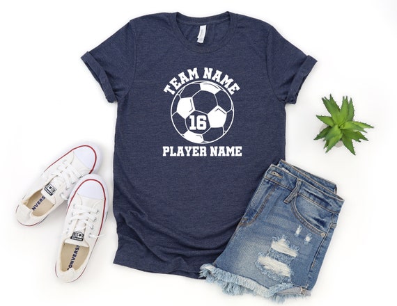 Custom Soccer Shirt, Personalized Soccer Shirt, Soccer Mom Shirt, Soccer Team Shirt, Family Soccer Shirt, Soccer Ball Tee, Game Day Shirt