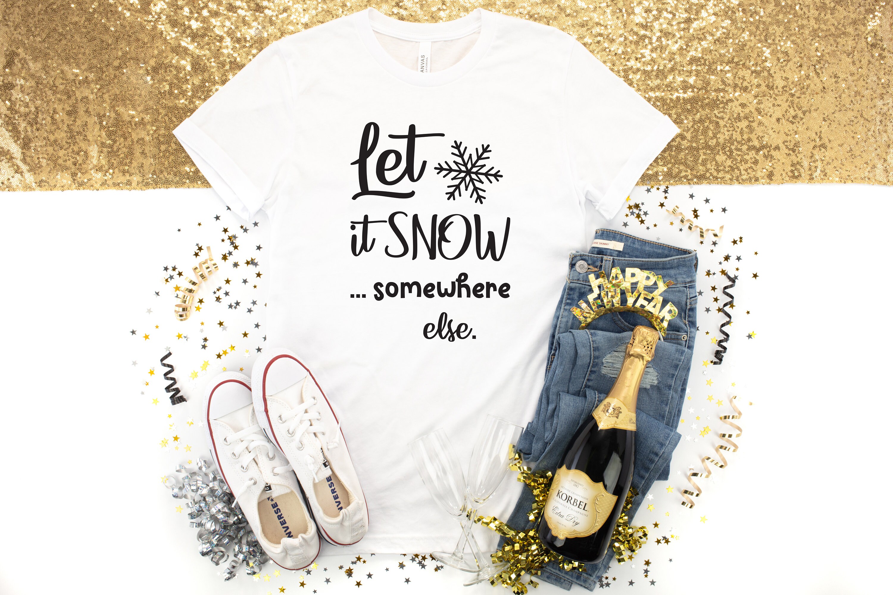 Let It Snow Somewhere Else Shirt Winter Shirts Funny | Etsy