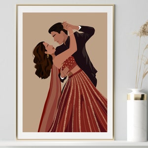 Indian Sangeet Art, Desi Art, Indian Wall Art, South Asian Art, Asian Art, South Indian Art, Desi, Desi Prints, Indian Art Print, Brown Girl