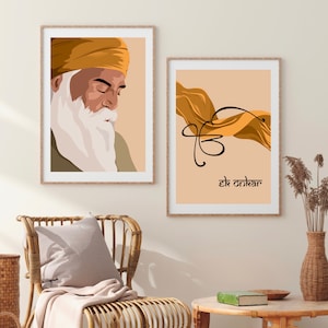 Guru Nanak Dev Ji, Sikh, Guru Nanak, Sikh Gifts, Sikh Art, Punjabi, Punjabi Gifts, Sikh Sikhi Sikhism, Panjab, Sikh Wall Art, Punjabi Art