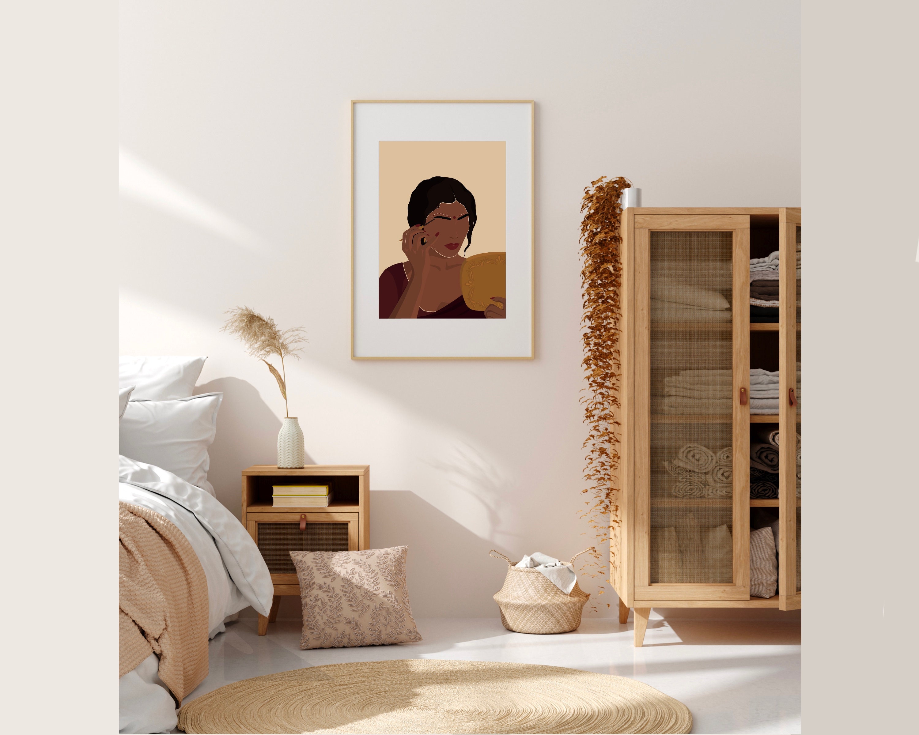 Indian Art Desi Art South Asian Art Indian Wall Art Tamil | Etsy