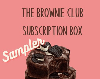 The Sampler Brownie Club subscription box