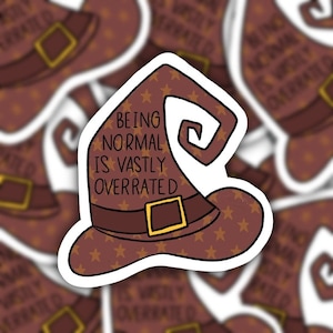 Halloween Town Witch Hat Sticker