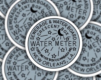 New Orleans Water Meter Black and Copper - Etsy