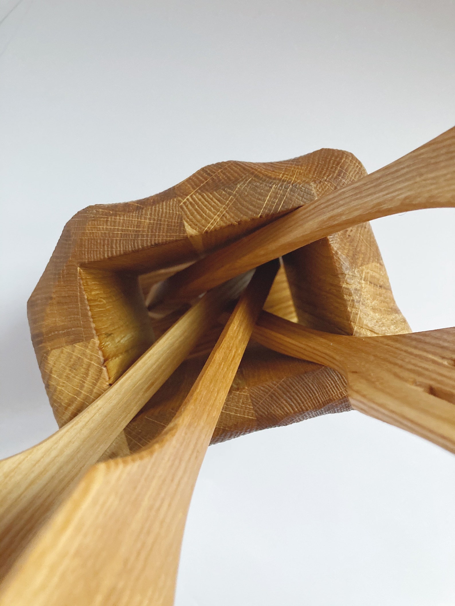 Wooden kitchen tools kitchen tool holder oak tool cooker Etsy