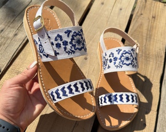 Huarache sandal white for women/ Mexican leather sandals / white huarache women/ boho hippie sandals women/Mexican sandals white