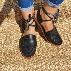 Huaraches Mexicanos Sandalias De Mujer Etsy