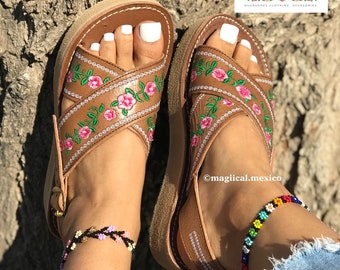 Huarache Sandal open toes woman/ huarache for woman/huarache platforms/huarache woman/leather sandals woman/mexican sandals women