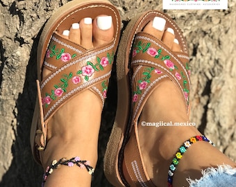 Huarache Sandal open toes woman/ huarache for woman/huarache platforms/huarache woman/leather sandals woman/mexican sandals women