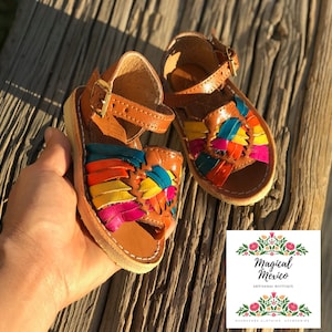 Huarache Sandal baby girl Toddler Premium Quality/Huarache mexicanos niña/mexico huarache baby/Baby girl Toddler Sandals/Shoes for baby Girl