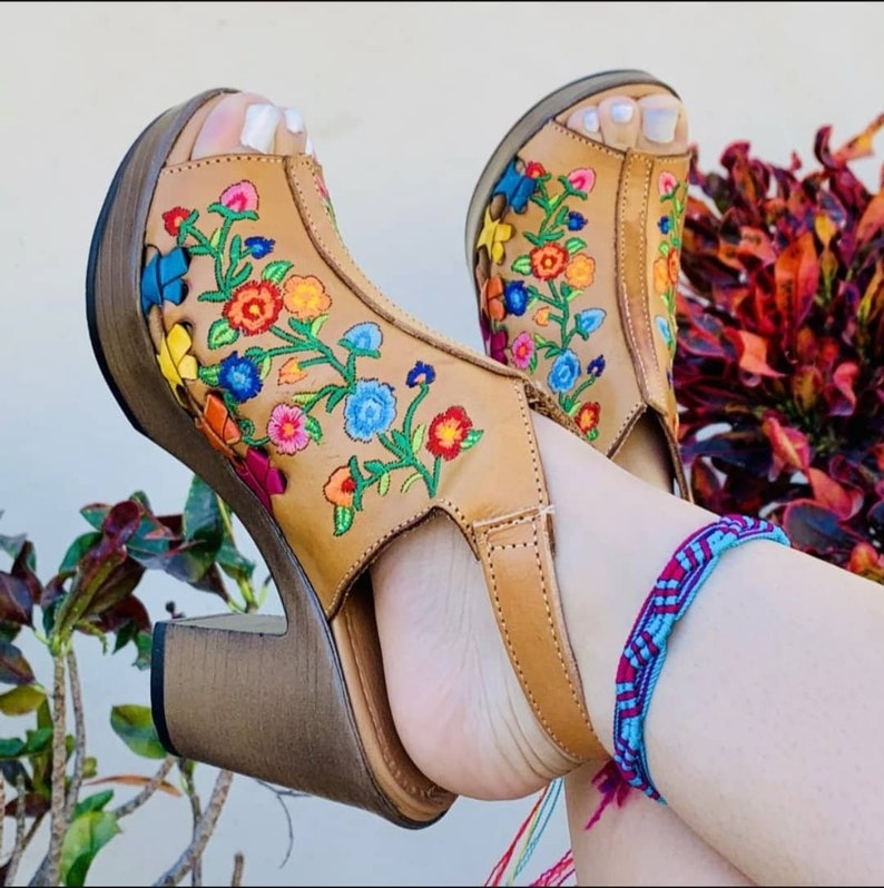 Mexican wedges huarache sandal for womanhuaraches mexicanos platforms huarache shoes for woman huarache mexicano mujer huarache shoe