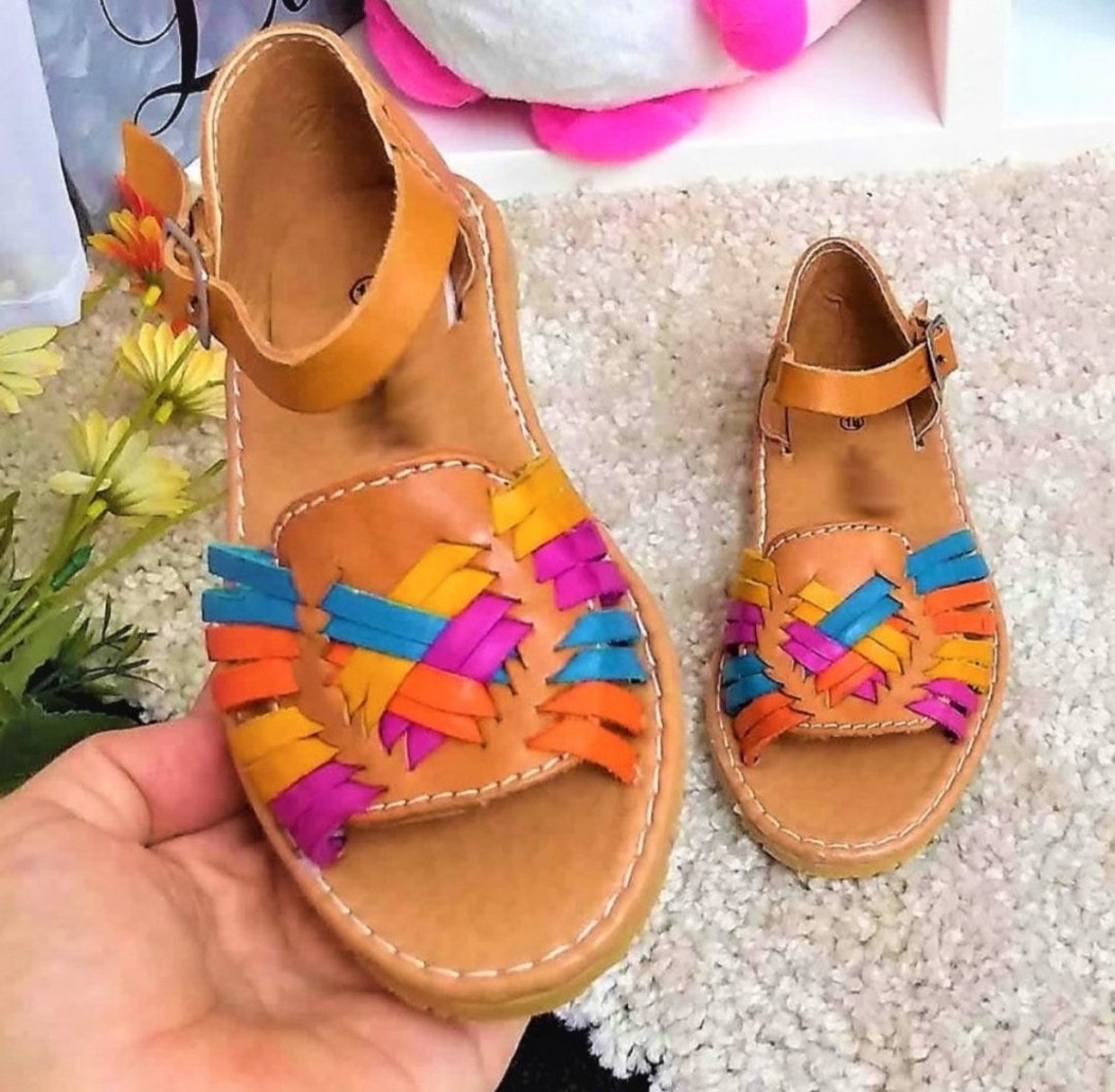 Huarache Sandal baby girl Toddler / Huarache mexicanos para Etsy