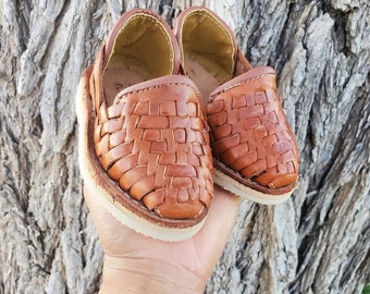 Sandalias de niño/ huaraches de niño pequeño/ México huarache niños/huarache mexicano de niño/sandalia mexicana para niño/huarachitos bebe