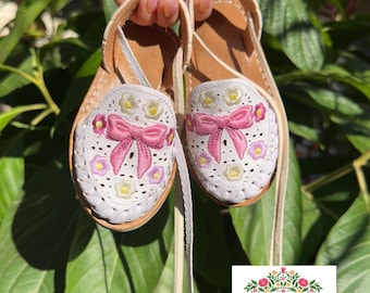 baby huaraches white