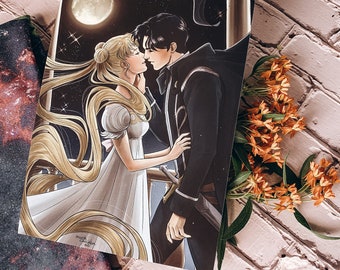 Princess Serenity & Prince Endymion 5x7 Art Print