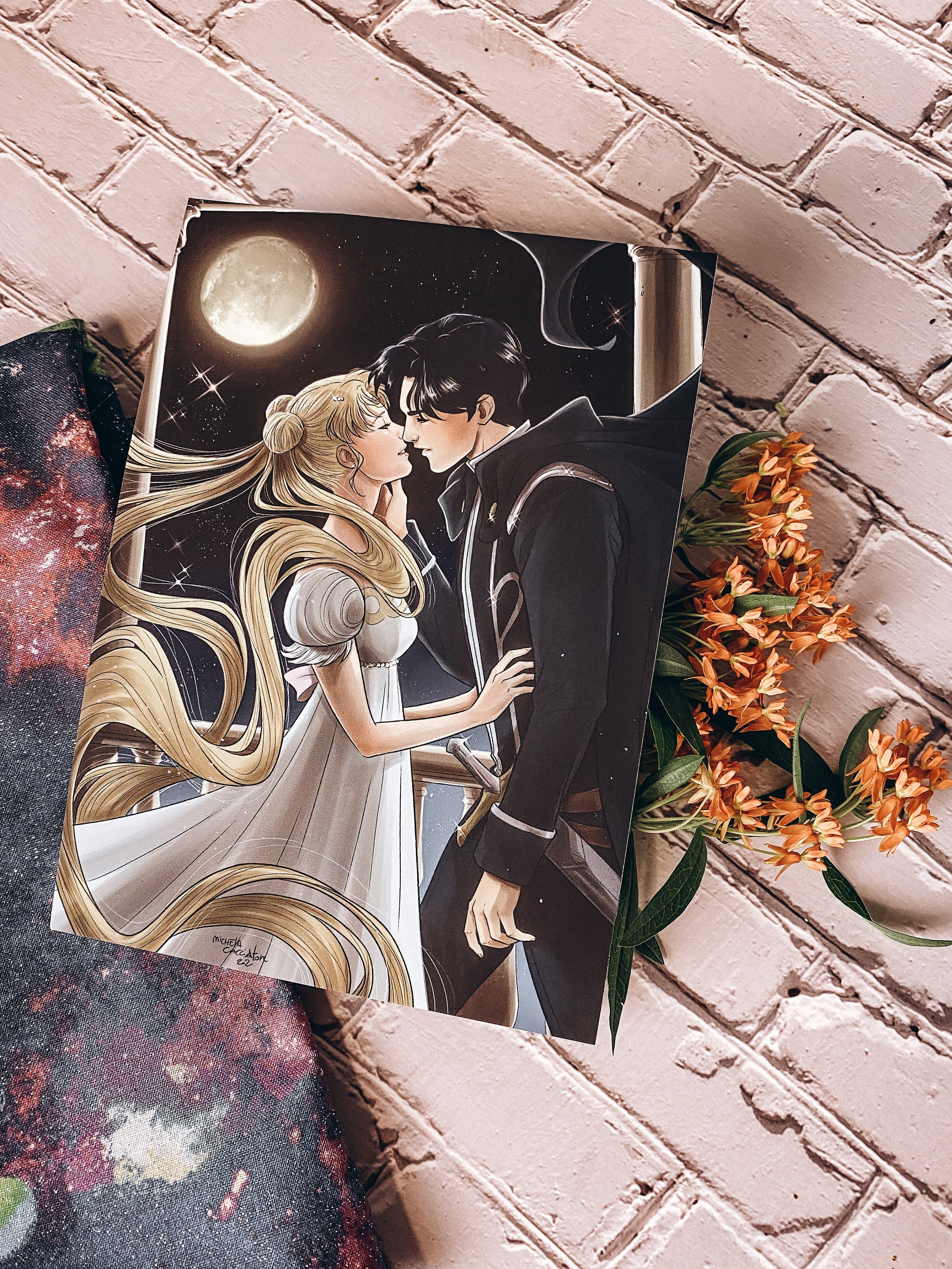 Princess Serenity & Prince Endymion 5x7 Art Print - Etsy