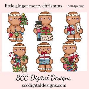 Lebkuchen PNG, Weihnachtskeks Weihnachtsgeschenke, Nussknacker, DIY Geschenk für Sie, Sofort Download, Exklusive Clipart, Kommerzielle Nutzung Clip Art