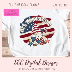 PNG patriotique, tous les cliparts nain américain, drapeau rouge, blanc et bleu Clip Art, Gnome du 4 juillet Png, éléments de scrapbooking américain du 4 juillet