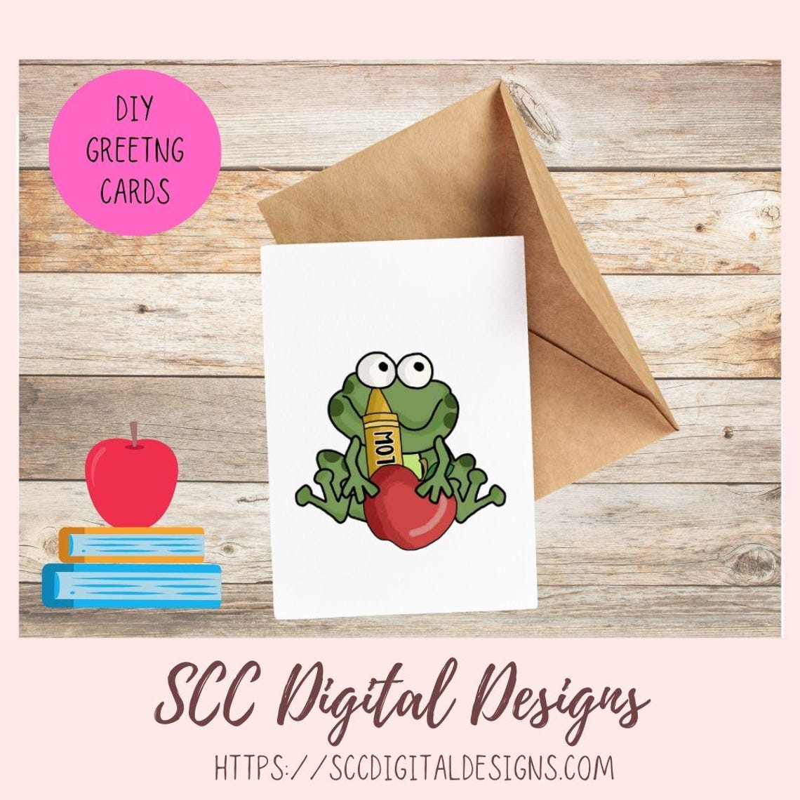 School Days Clipart, Fat Frogs School Supplies Crayons, Glue, Report ...