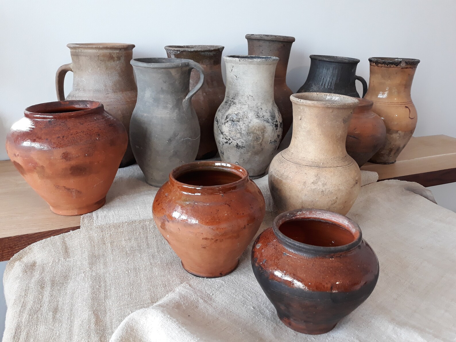 Ancient clay pot Antique clay vessel Rustic ceramic bowl Etsy