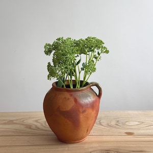 Pot en argile antique, récipient en argile antique, bol en céramique rustique, pichet en poterie, faïence rustique primitive, décoration d&#39;intérieur, faïence, fait main
