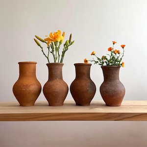 Ancient clay pot, Antique clay vessel, Rustic ceramic bowl, Pottery jug, Primitive rustic earthenware, Home decor, Earthenware, Hand-made