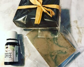 Exfoliating Shea and Coffee Bar