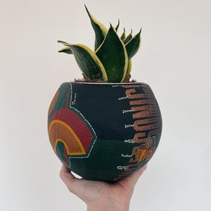Seattle SuperSonics Basketball / Seattle SuperSonics / Vintage Seattle SuperSonics / Basketball Planter / Seattle Sonics Basketball /