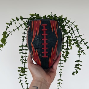 Vintage Tampa Bay Buccaneers Football / Buccaneers Football / Football Planter / Football / Football with Stand / Tampa Buccaneers