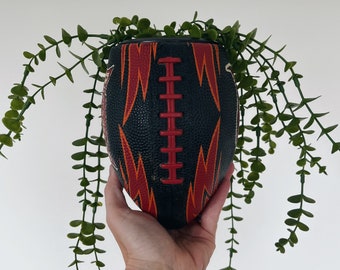 Vintage Tampa Bay Buccaneers Football / Buccaneers Football / Football Planter / Football / Football with Stand / Tampa Buccaneers