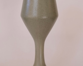 Vintage Haeger Speckled Green Goblet/Chalice