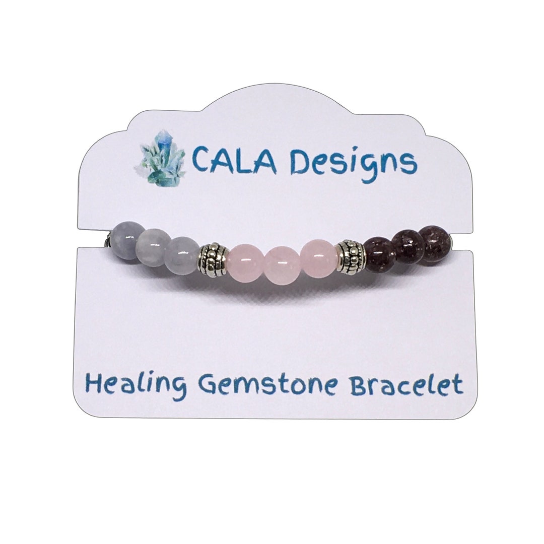 Alzheimer's and Dementia Healing Crystal Gemstone Bracelet Etsy