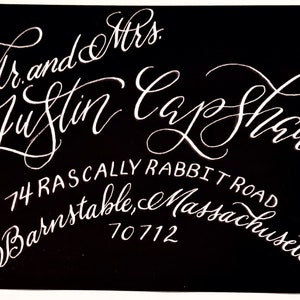 Kalligrafie Bruiloft Enveloppen, Handgeschreven Kalligrafie Enveloppen, Kalligrafie Envelop Adressering, Evenement Envelop Adressering