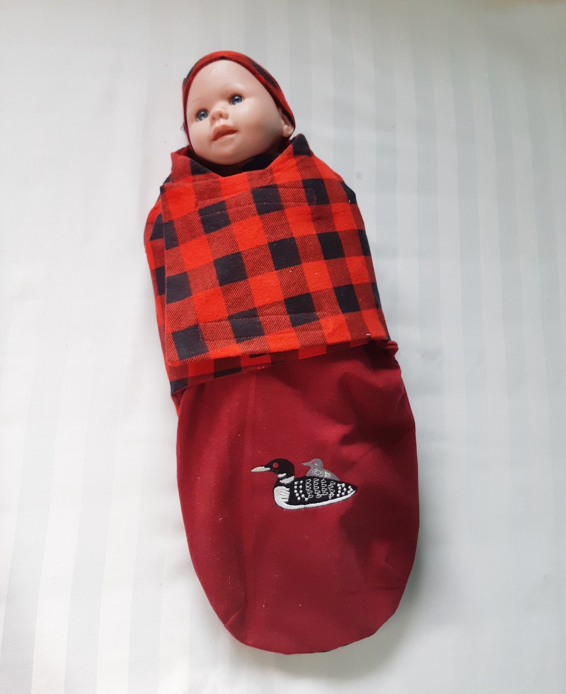 Newborn Sleep Bag Baby Sleep Sack Cocoon Wrap with self Etsy