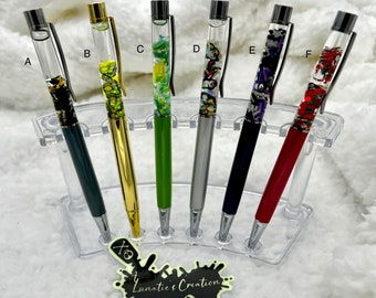 Sneeuwbol glitterpennen