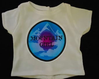 T shirt for 18”  doll like AG (Corinne Tan)