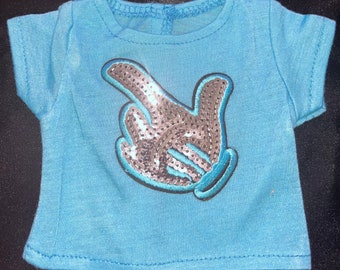 18” doll T-shirt for dolls like American Girl, OG, Gotz etc.