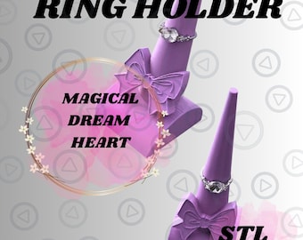 Ring Display Holder STL Digital Download 3D