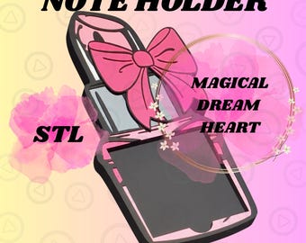 Porte-notes pour rouge à lèvres Coquette, fichier 3D, pense-bête beauté, support pour salon de beauté, support pour maquillage
