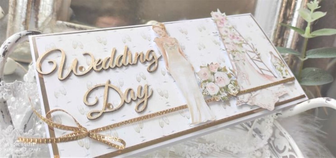 Luxurious Handmade Card 3D Box Wedding Day for a Special - Etsy