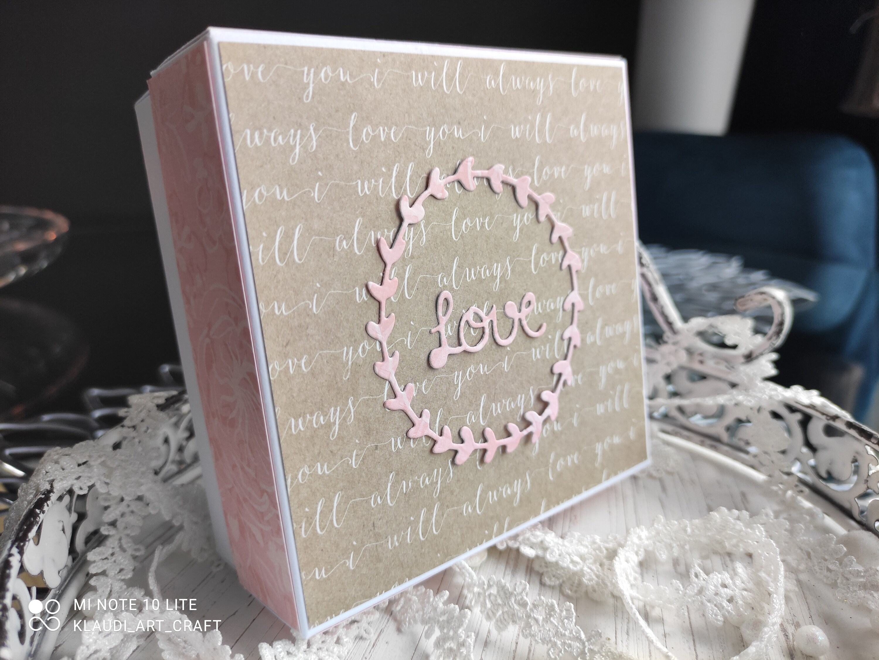 Love Notecards With Envelopes Set of 6, Small Cards for Love Messages ...